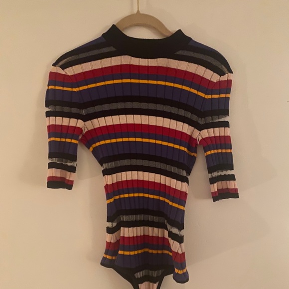 NBD Multicolored ribbed bodysuit - Picture 3 of 3